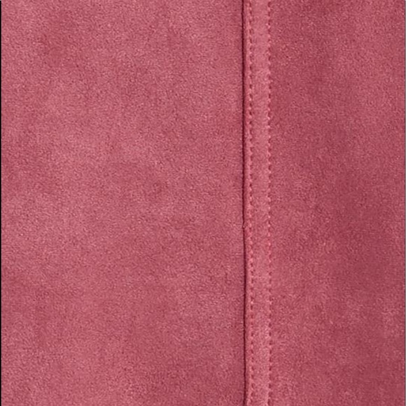 Banana republic rose vegan suede skirt NEW 2 - Picture 4 of 7